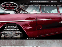 Tablet Screenshot of masismusclecargarage.com